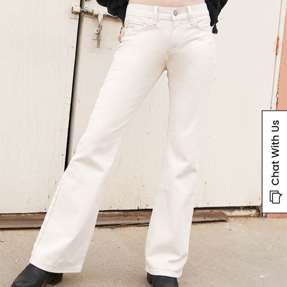 John Galt low rise jeans, flare bottom size small, never worn